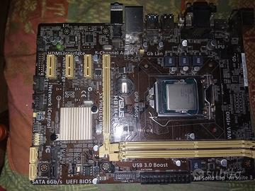 Scheda madre PC con processore 