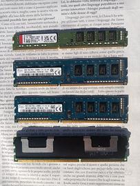 Ram PC ddr3 blocchi da 2gb/4gb/8gb