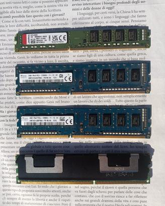 Ram PC ddr3 blocchi da 2gb/4gb/8gb