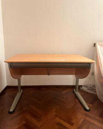 Scrivania ergonomica MOLL Classi-Ovato faggio