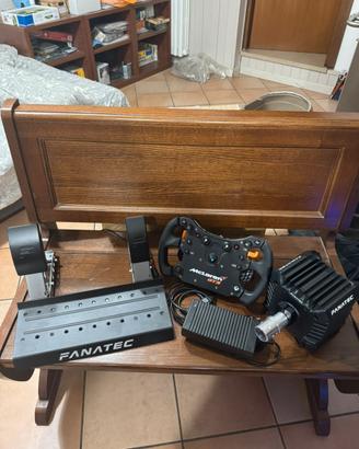 CSL DD 8Nm + volante McLaren GT3 + pedaliera CSL