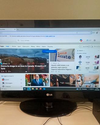 Pc e schermo maxi LG