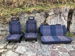 Sedili Fiat 600 2000 viola/multicolore