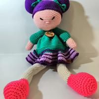 Bambole da collezione amigrumi - Sara