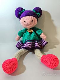 Bambole da collezione amigrumi - Sara