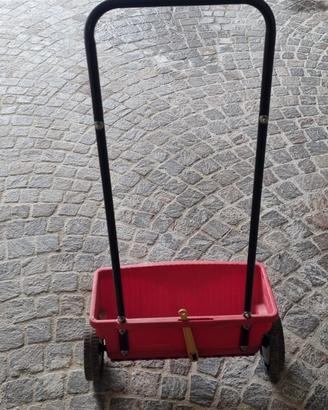 Seminatrice spargiconcime Wolf   flusso regolabile