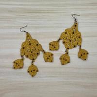 Orecchini in pizzo ricamati