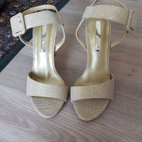 Sandali Francesco Milano, tessuto glitterato n.36