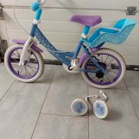 Bicicletta bambina Frozen 
14 pollici 
Come NUOVA
