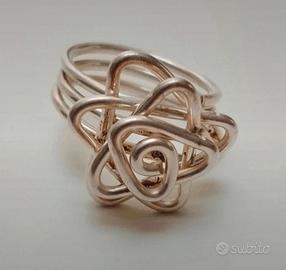 Anello bigiotteria colore argento 