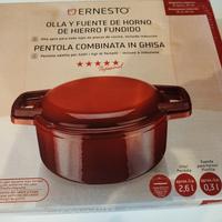 Pentola combinata in ghisa Ernesto