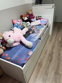 Letto Ikea SLAKT completo di Materassi