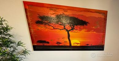 Quadro tramonto e natura