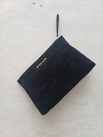 pochette in camoscio