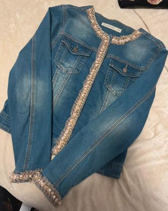 giacca in jeans