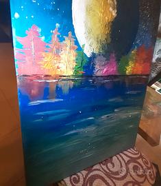 QUADRO SU TELA "MOONLIGHT SHINE" 