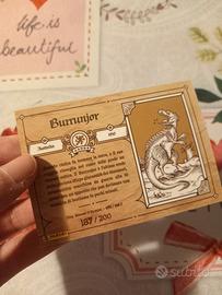 Carta Burrunjor Monsters numerata