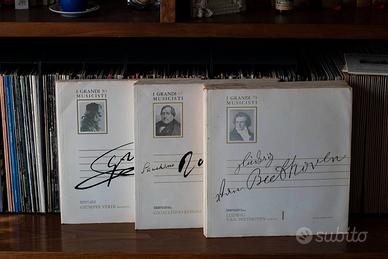 Fascicoli e lp della serie "I Grandi Musicisti" 66