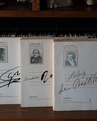 Fascicoli e lp della serie "I Grandi Musicisti" 66