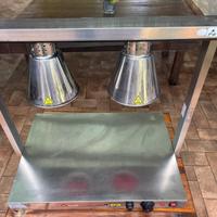 Scaldapiatti con lampade