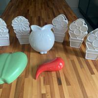 N. 8 Umidificatori in ceramica e gres