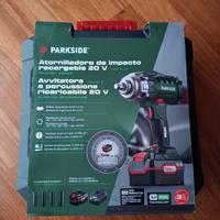 Avvitatore percussioni Parkside batteria 20V 4Ah 