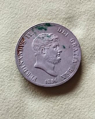 Moneta Piastra 120 Grana del 1856 argento
