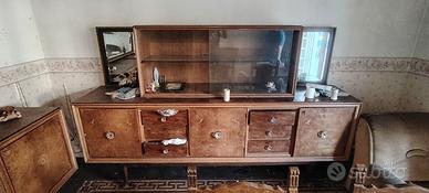 Credenza in radica di noce