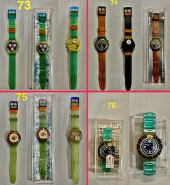 Stock di 14 orologi Swatch vintage