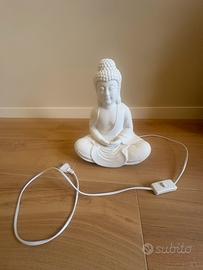 Lampada da tavolo Buddha in gesso