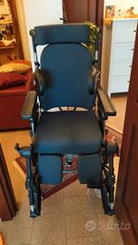 carrozzina basculante polifunzionale da transito 