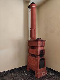 Stufa a legna Becchi in terracotta