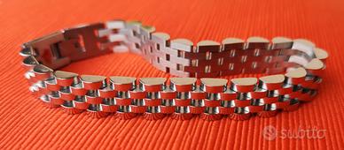 bracciale inox maglia jubilee 10 mm