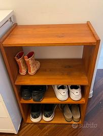 Scarpiera in legno