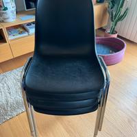 Sedie mono scocca in pvc per conferenze e convegni