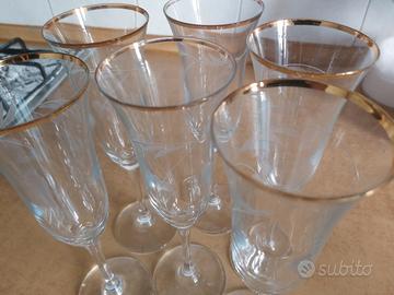 Bicchieri oro zecchino