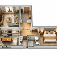 Ampio bilocale con box auto incluso