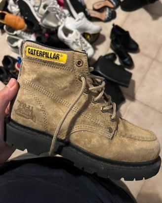 Scarpe Caterpillar Colorado Moc Toe in camoscio