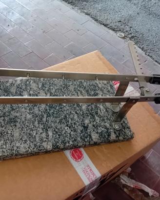 Tagliere per Prosciutto base in marmo