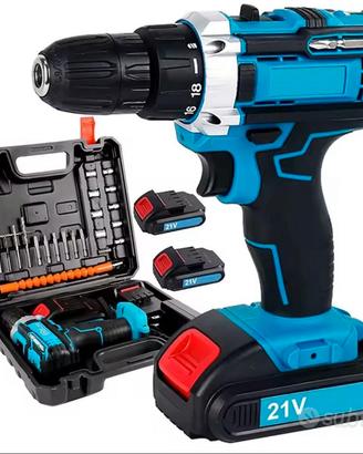 Avvitatore trapano potente a doppia batteria