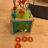 Kidkraft cubo multi attività  in legno