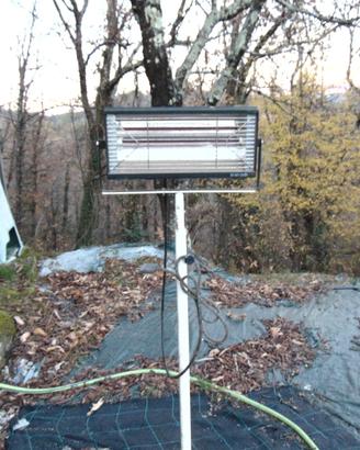 Riscaldatore stufa radiante ad infrarossi