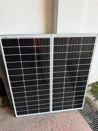 2 Pannelli solari 100w mai usati