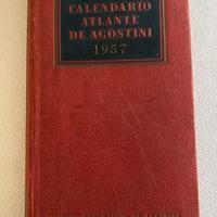 Calendario atlante de agostini 1957 - 53° anno