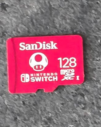 MicroSD Sandisk x Nintendo da 128GB