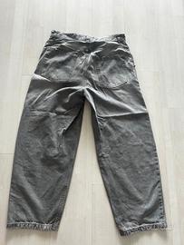 Jeans Bershka Denim Baggy - Grigio Scuro - Taglia