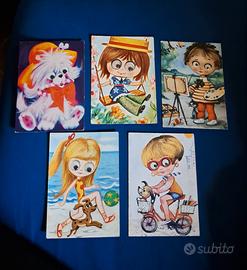 lotto cartoline occhi mobili