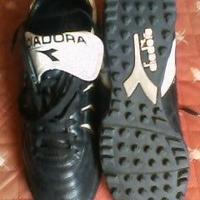 CALCIO: 2 PAIA scarpe PELLE n. 40,5 e n. 40 (nuove