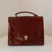 Cartella vintage in vero cuoio fiorentino