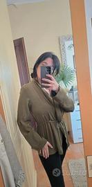 cardigan verde militare